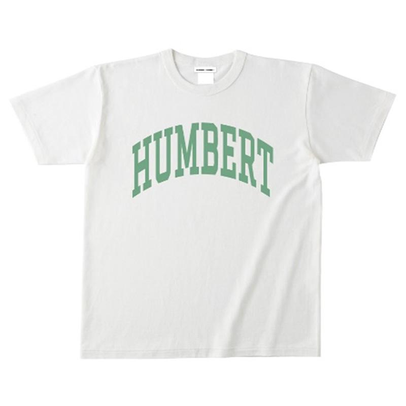 カレッジロゴTシャツ2022 ナチュラルホワイト | ハンバート ハンバート 