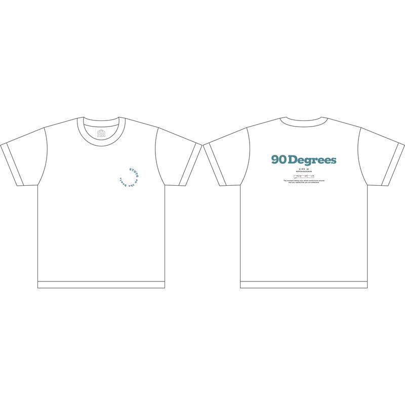 90 Degrees CIRCLE TEE WHITE budokan ver. | STUTS（STUTS） | SPACE