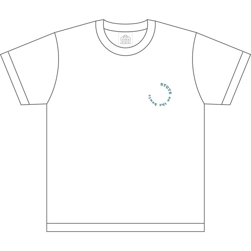 90 Degrees CIRCLE TEE WHITE budokan ver. | STUTS（STUTS） | SPACE