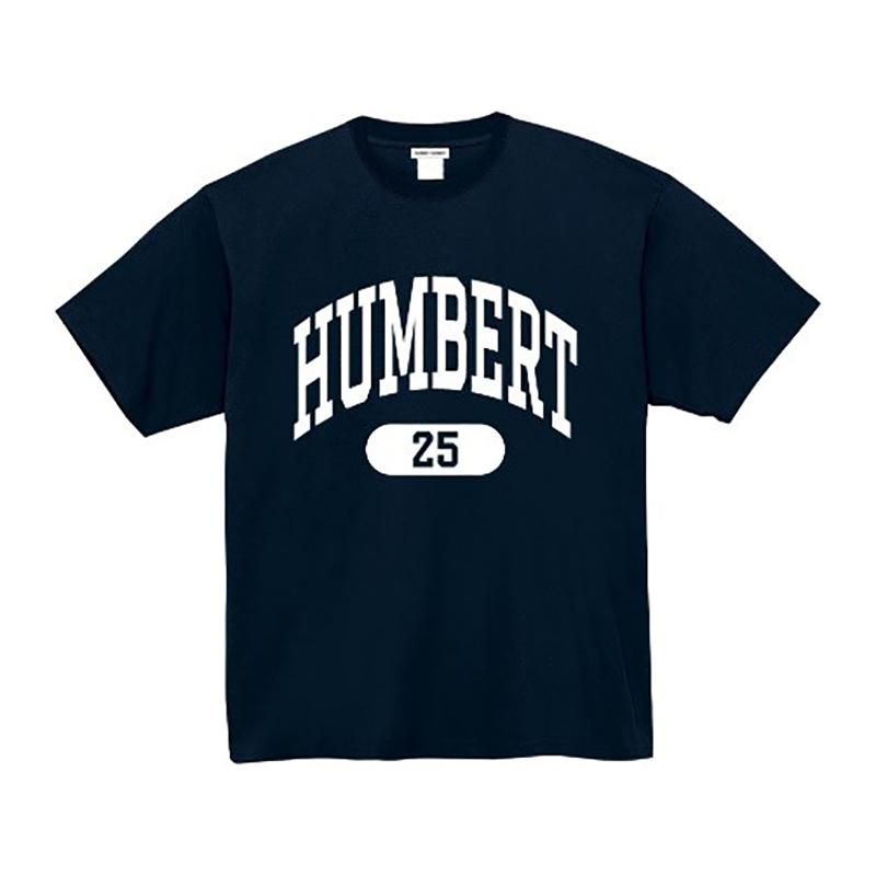 カレッジロゴTシャツ25th記念限定デザイン ネイビー | ハンバート ...