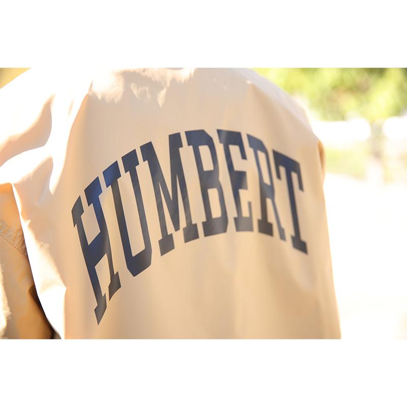 カレッジロゴ コーチジャケット ベージュ | ハンバート ハンバート（HUMBERT HUMBERT） | SPACE SHOWER  STORE（スペシャストア）