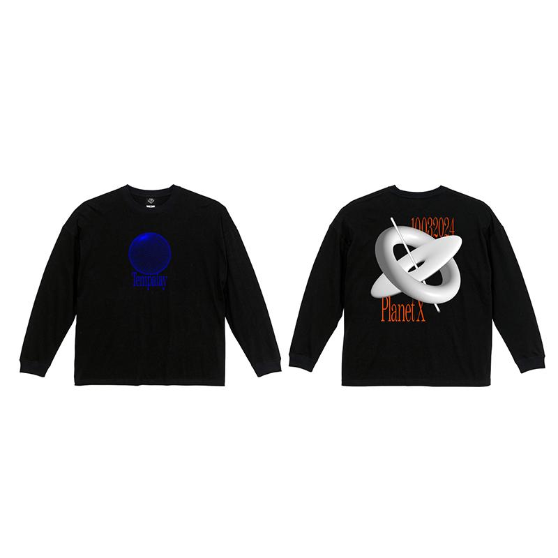 PlanetX Graphic L/S Tee Black | Tempalay（Tempalay） | SPACE SHOWER  STORE（スペシャストア）