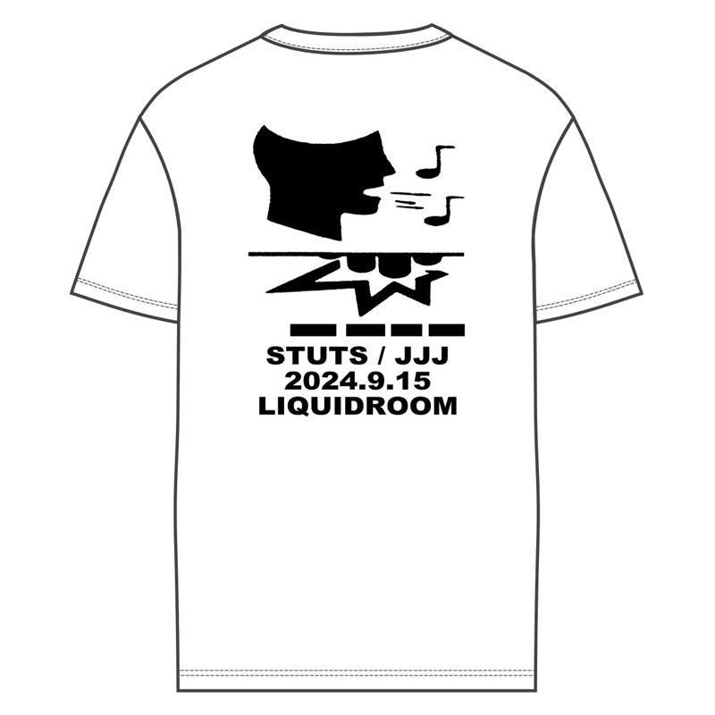 STUTS×JJJ T-SHIRTS WHITE | JJJ(JJJ) | SPACE SHOWER STORE STUTS×JJJ T-SHIRTS WHITE | JJJ(JJJ) | SPACE SHOWER STORE
