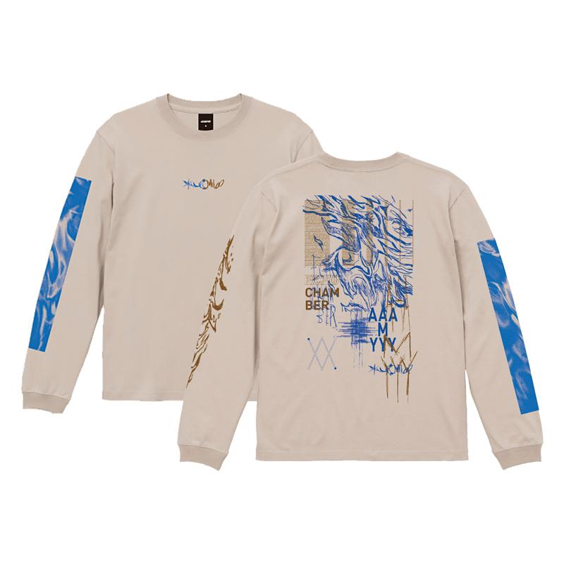 ECHO CHAMBER LONG SLEEVE TEE Sand | AAAMYYY（AAAMYYY