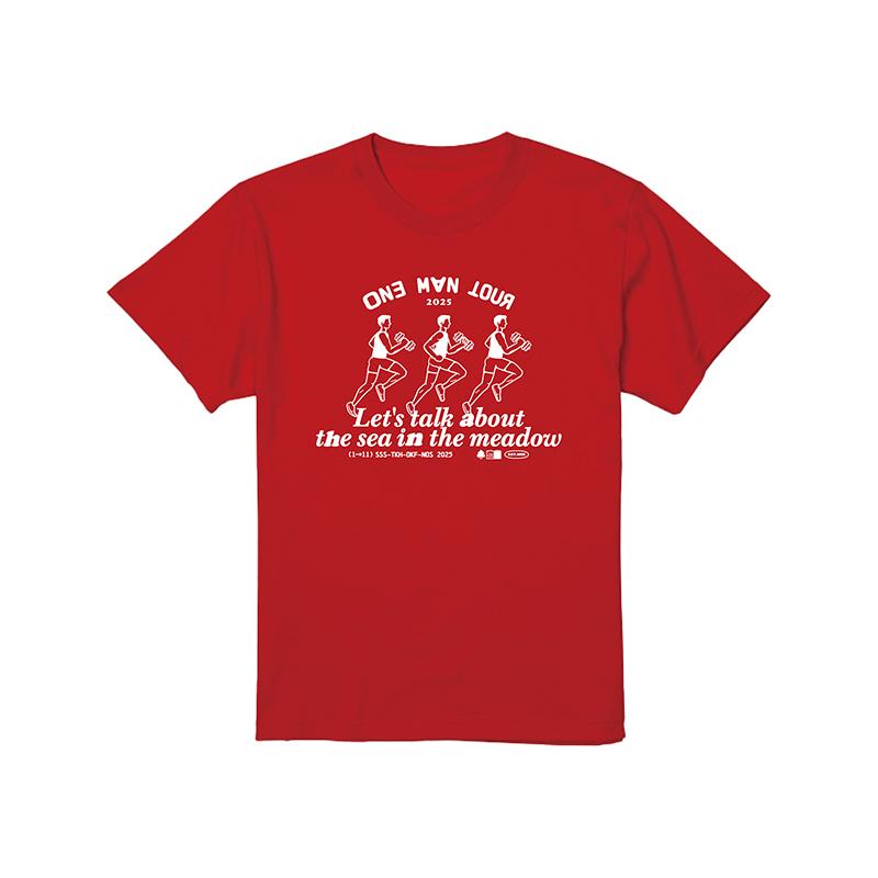 健康Tシャツ/赤 | 眞名子新（Arata Manako） | SPACE SHOWER