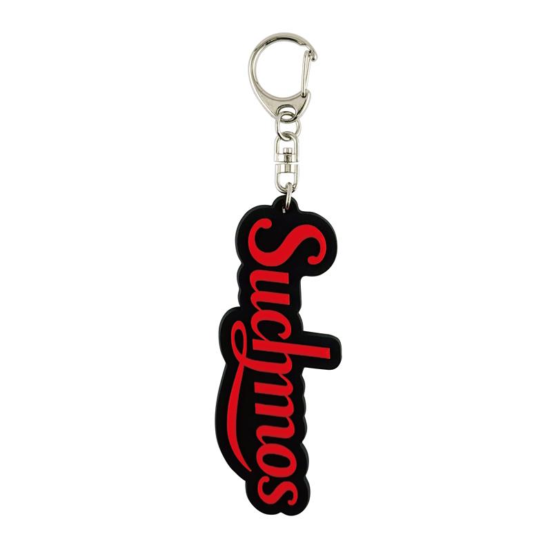 Logo Rubber Keychain Red | Suchmos（Suchmos） | SPACE SHOWER STORE