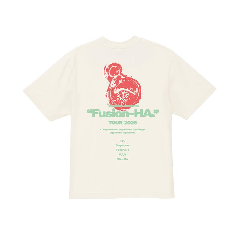 Fusion-HA.” S/S Tee White | Tempalay（Tempalay） | SPACE SHOWER