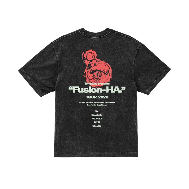 Fusion-HA.” S/S Tee Black | Tempalay（Tempalay） | SPACE SHOWER