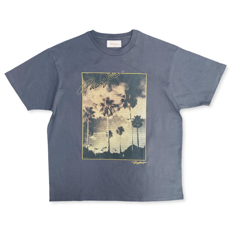 Suchmos グッズ Tシャツ Pacific Tee Mサイズ　サチモス Pacific Tee Classic Chacoal Black | Suchmos（Suchmos） | SPACE