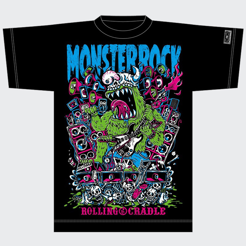 Rolling Cradle Monster Rock Mad Noise 怒りのデスステージ Tシャツ モンスターロック Monster Rock Space Shower Store スペシャストア