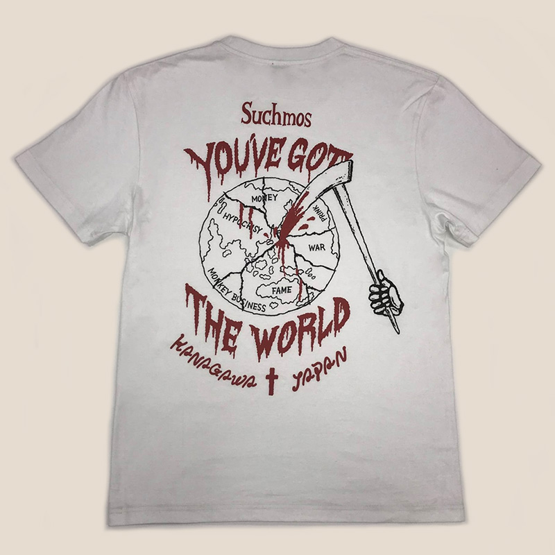 YOU'VE GOT THE WORLD Tシャツ白 | Suchmos（Suchmos） | SPACE SHOWER