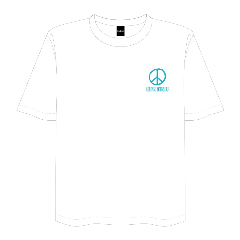 PEACE TEE Designed by YUGO. 白 | Suchmos（Suchmos） | SPACE SHOWER ...