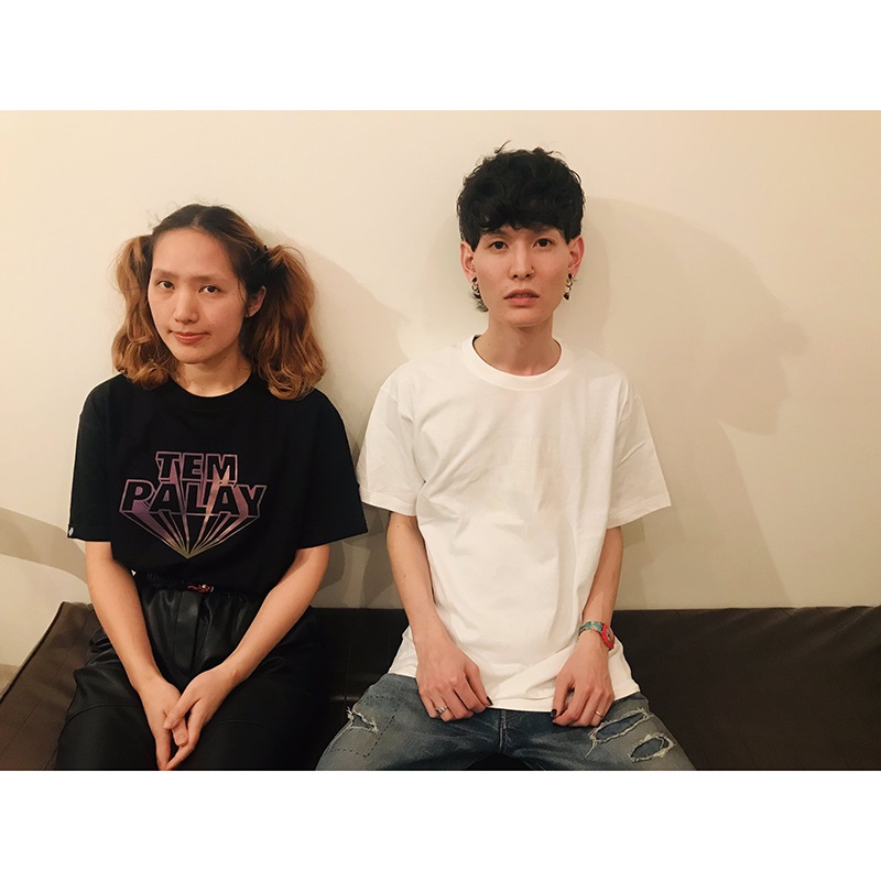 フラッシュ T Shirts ホワイト Tempalay Tempalay Space Shower Store スペシャストア