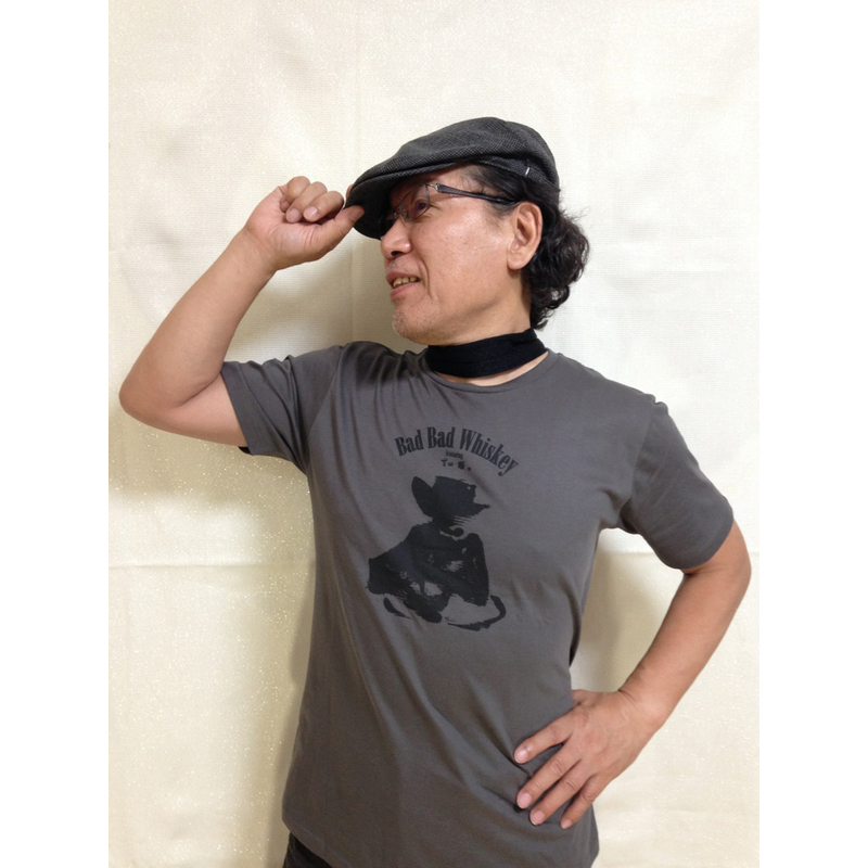 吉田類の酒場放浪記soundtrack T Shirt チャコールグレイ 吉田類の酒場放浪記 Soundtrack Yoshida Rui No Sakaba Houroki Space Shower Store スペシャストア